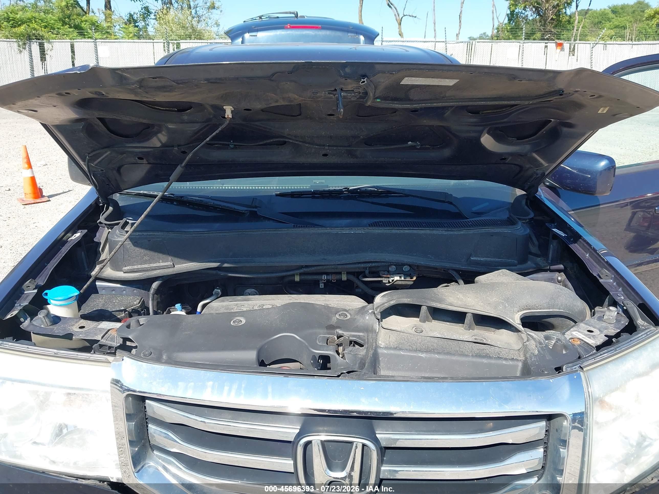 2012 Honda Pilot Ex-l Синий vin: 5FNYF4H53CB058215