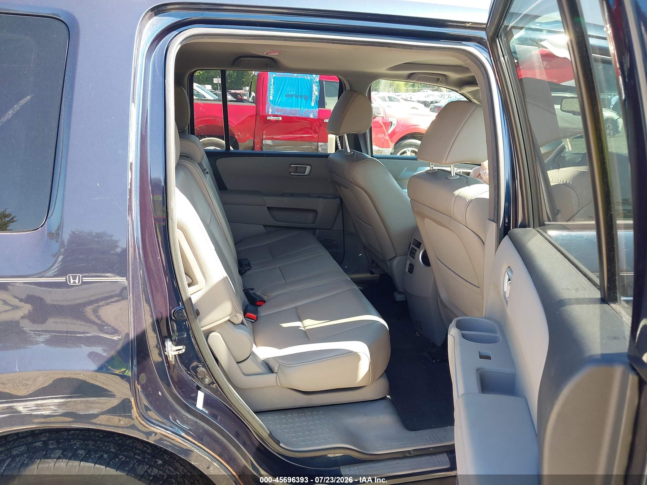 2012 Honda Pilot Ex-l Синий vin: 5FNYF4H53CB058215