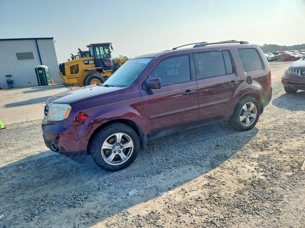 2013 Honda Pilot Exl Темно-бордовый vin: 5FNYF4H53DB005404