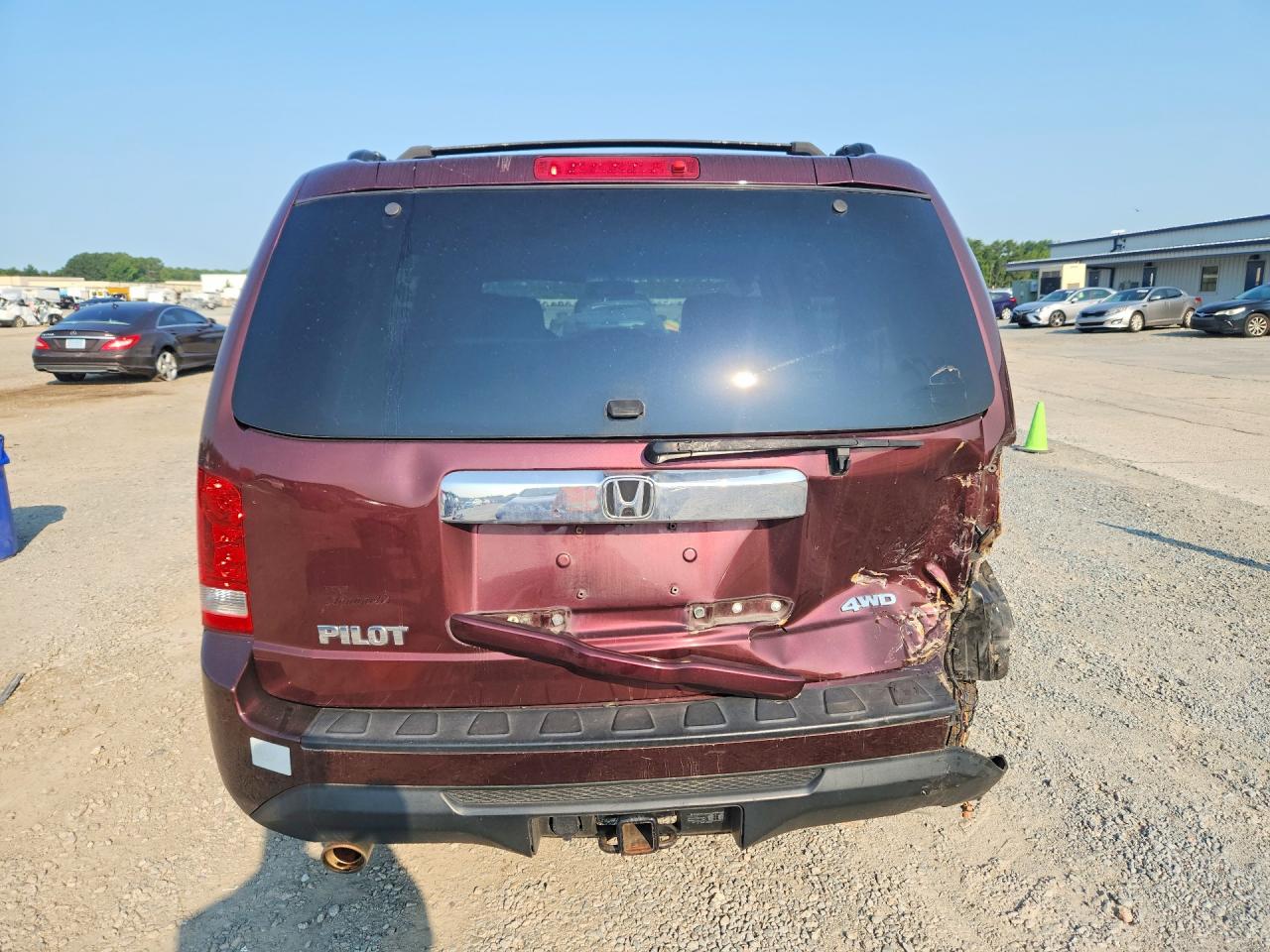 2013 Honda Pilot Exl Темно-бордовый vin: 5FNYF4H53DB005404