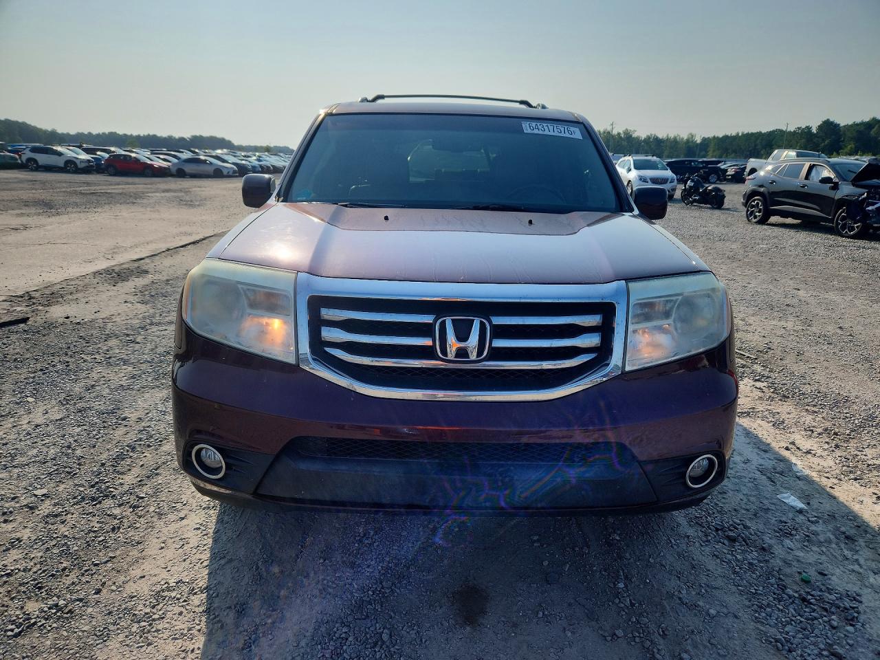 2013 Honda Pilot Exl Темно-бордовый vin: 5FNYF4H53DB005404