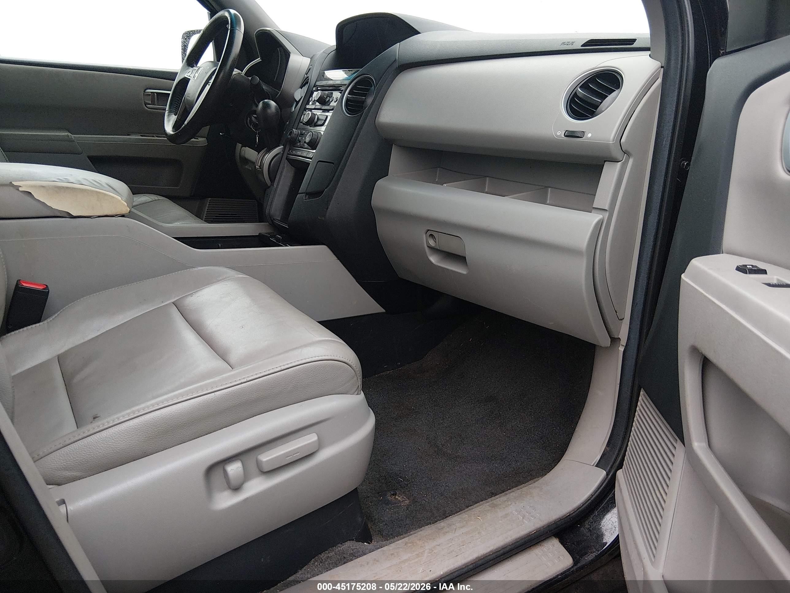 2013 Honda Pilot Ex-l Black vin: 5FNYF4H53DB012255