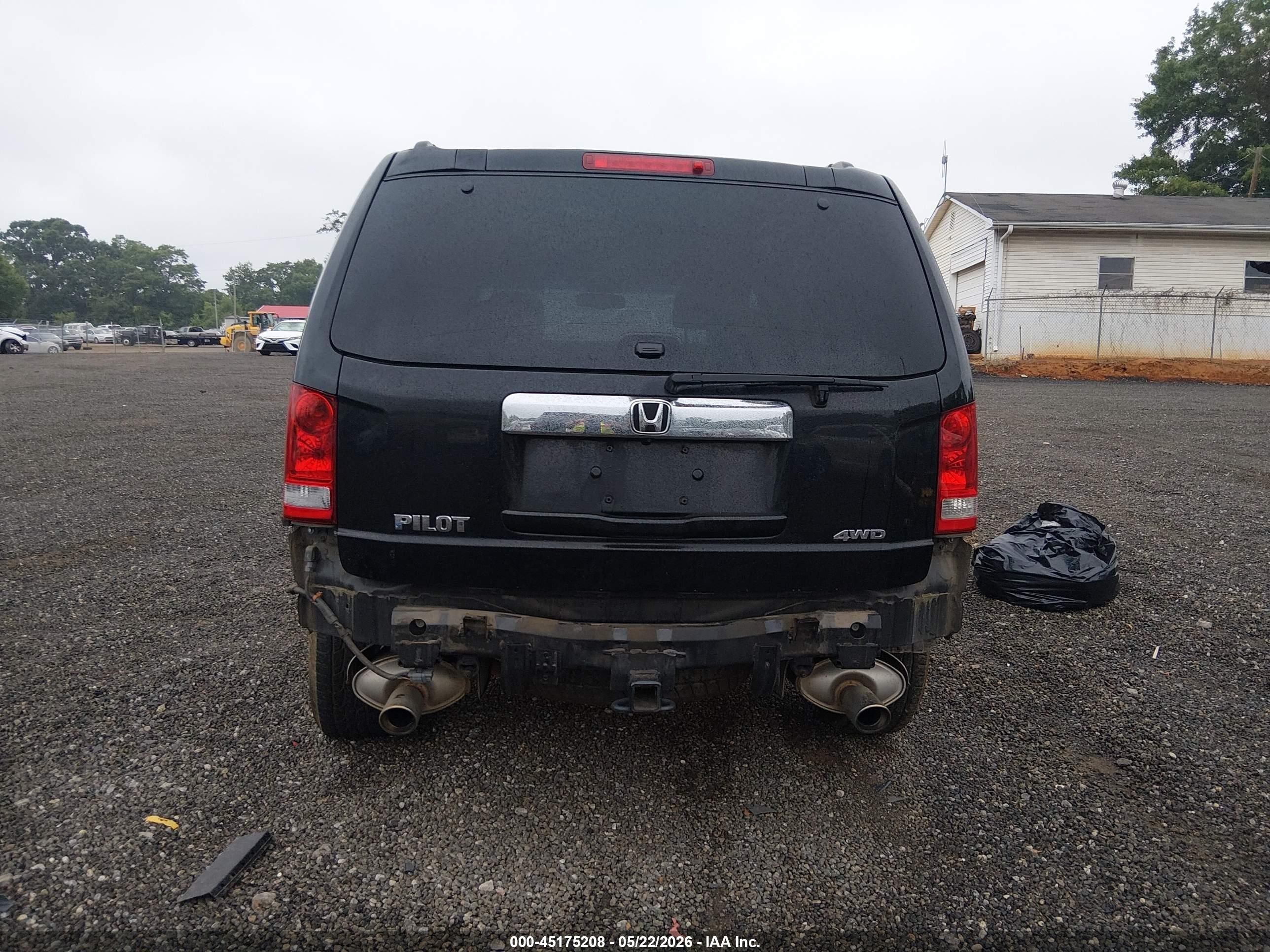 2013 Honda Pilot Ex-l Black vin: 5FNYF4H53DB012255