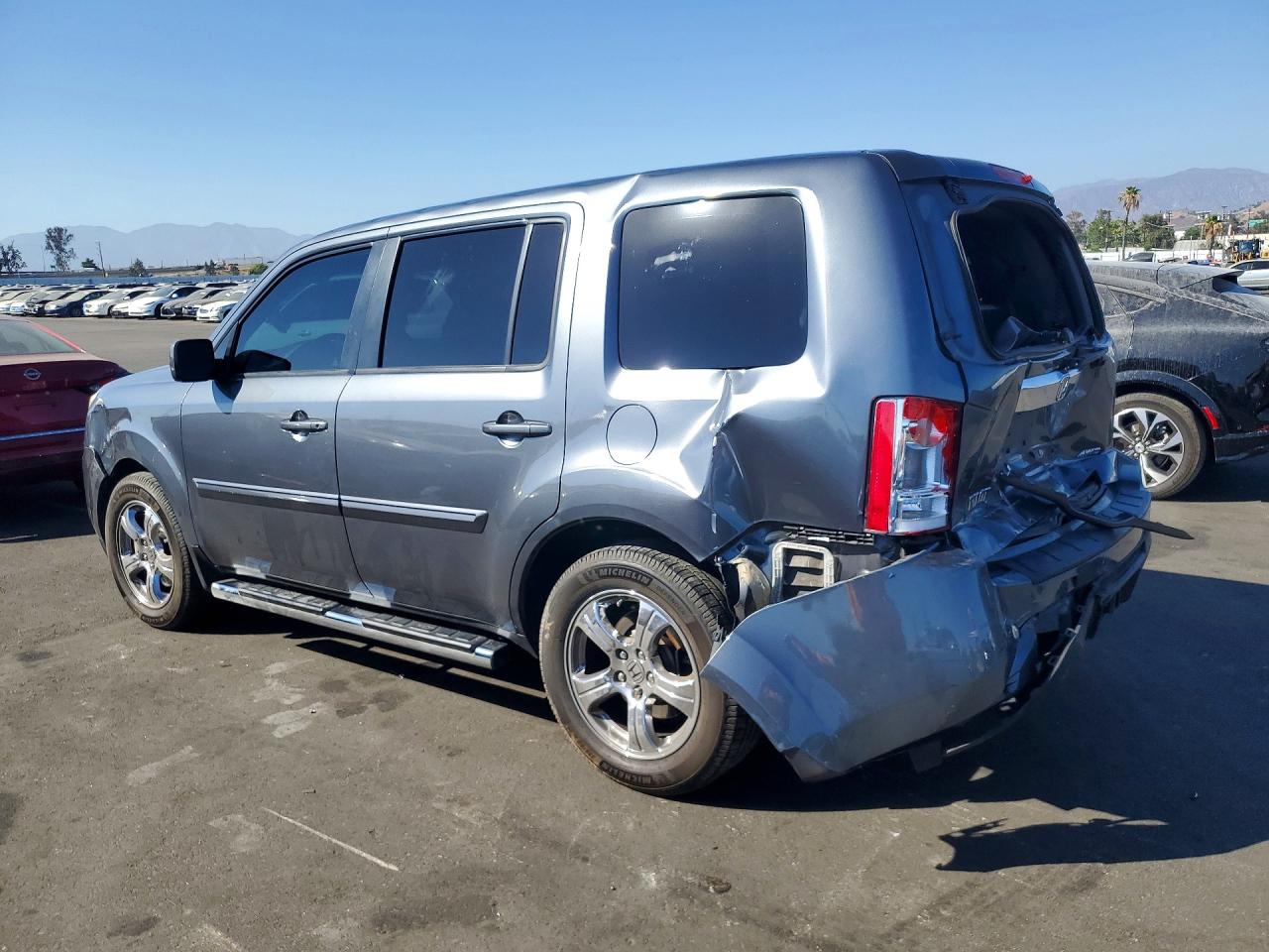 2013 Honda Pilot Exl Gray vin: 5FNYF4H53DB033672