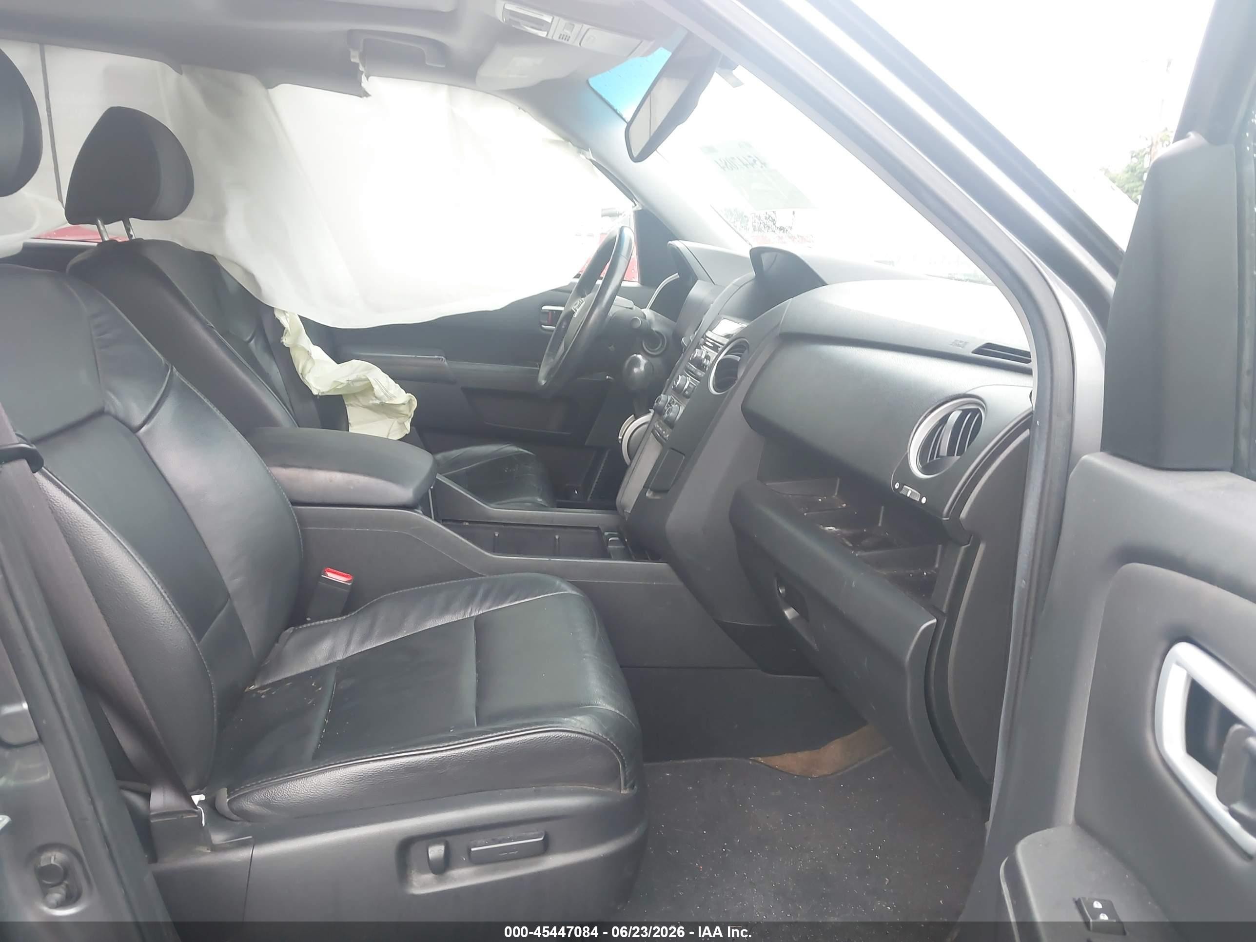 2013 Honda Pilot Ex-l Gray vin: 5FNYF4H53DB038077