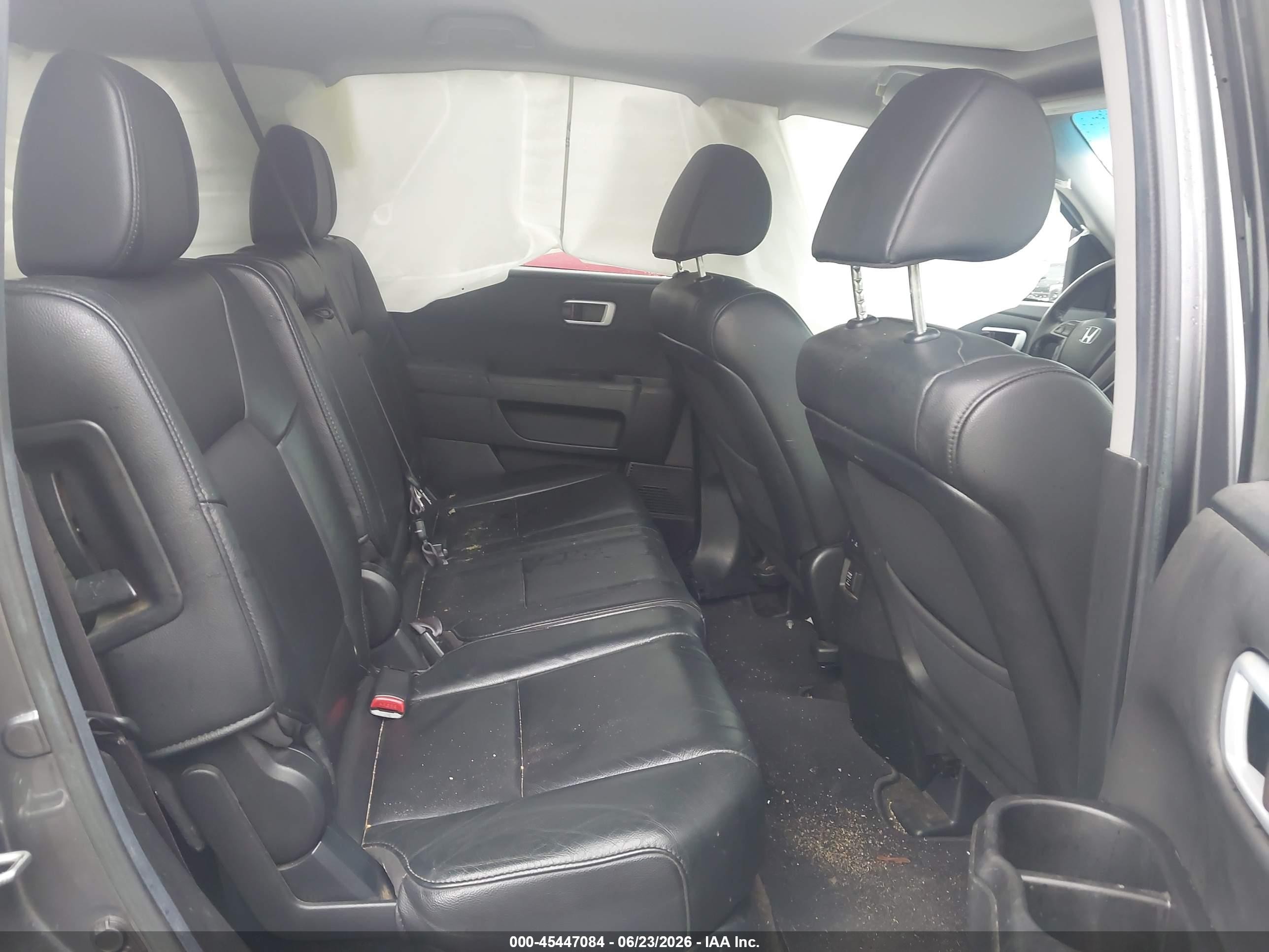 2013 Honda Pilot Ex-l Gray vin: 5FNYF4H53DB038077