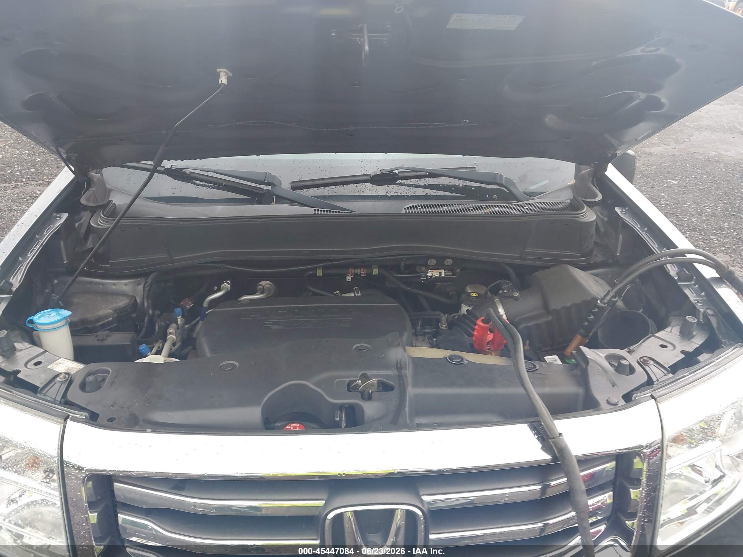 2013 Honda Pilot Ex-l Gray vin: 5FNYF4H53DB038077
