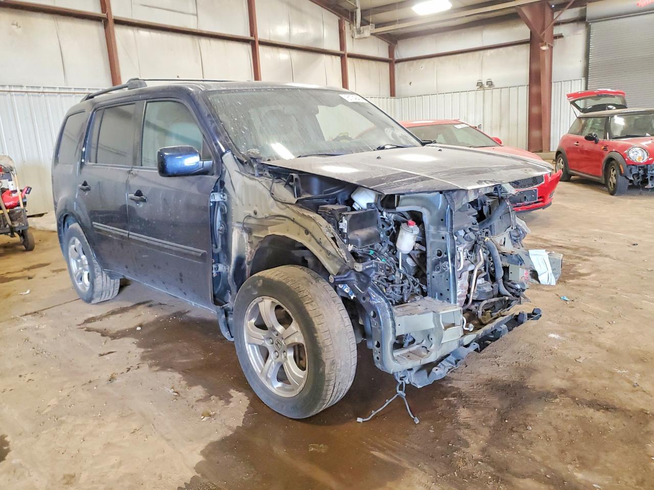 2013 Honda Pilot Exl Синий vin: 5FNYF4H53DB060063