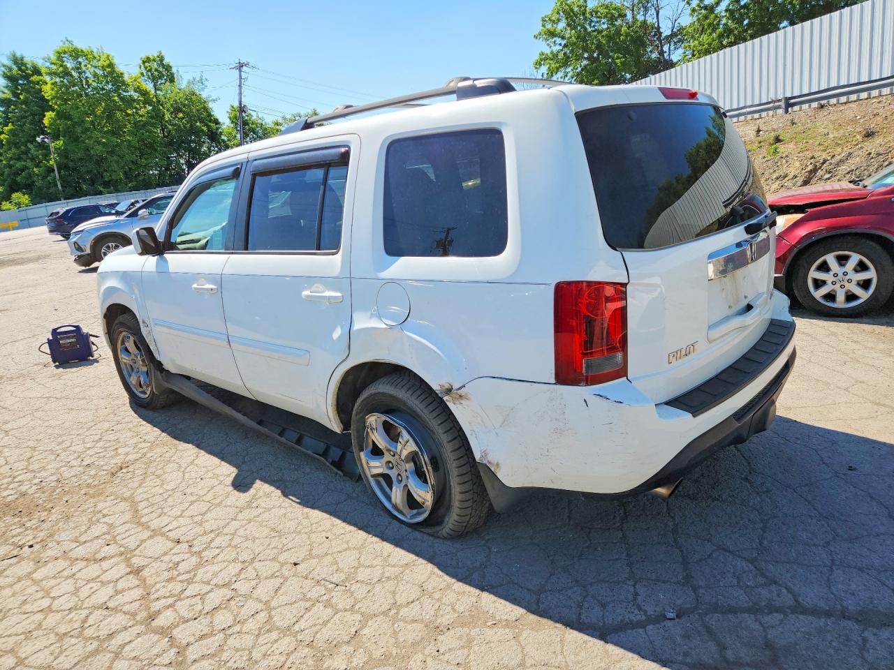 2013 Honda Pilot Exl White vin: 5FNYF4H53DB060306