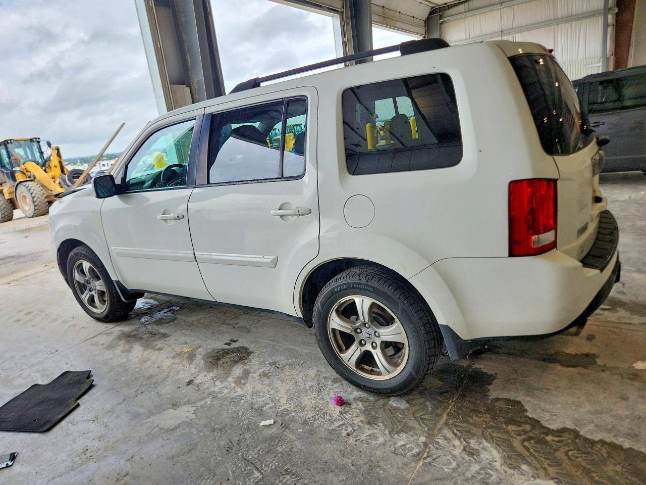 2013 Honda Pilot Exl White vin: 5FNYF4H53DB065456