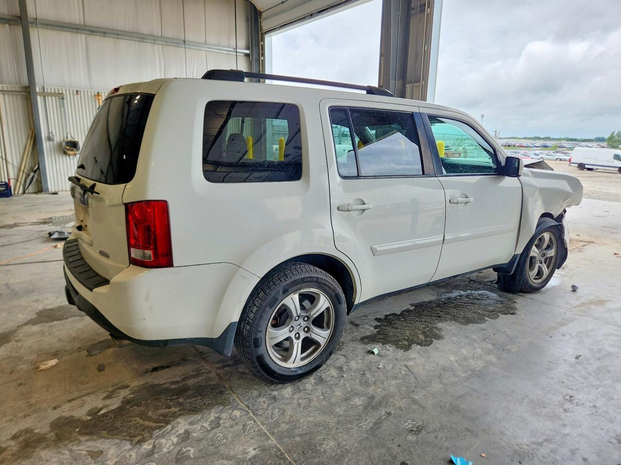 2013 Honda Pilot Exl White vin: 5FNYF4H53DB065456
