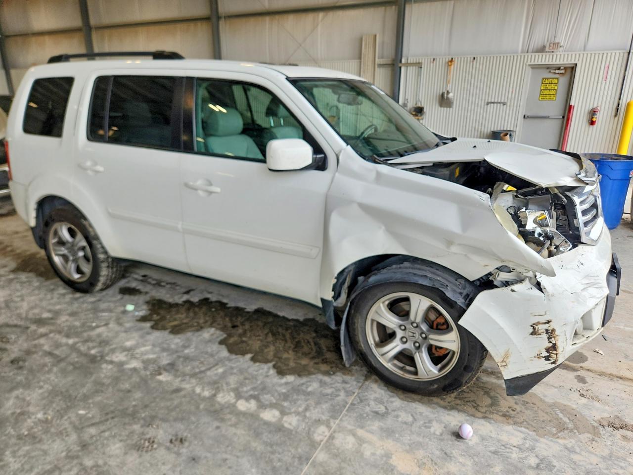 2013 Honda Pilot Exl White vin: 5FNYF4H53DB065456