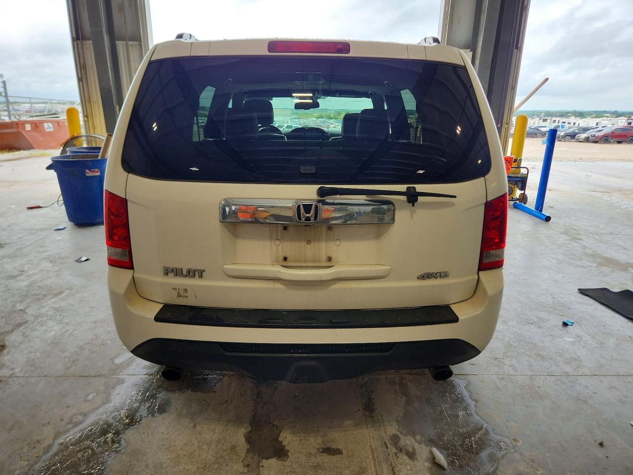 2013 Honda Pilot Exl White vin: 5FNYF4H53DB065456