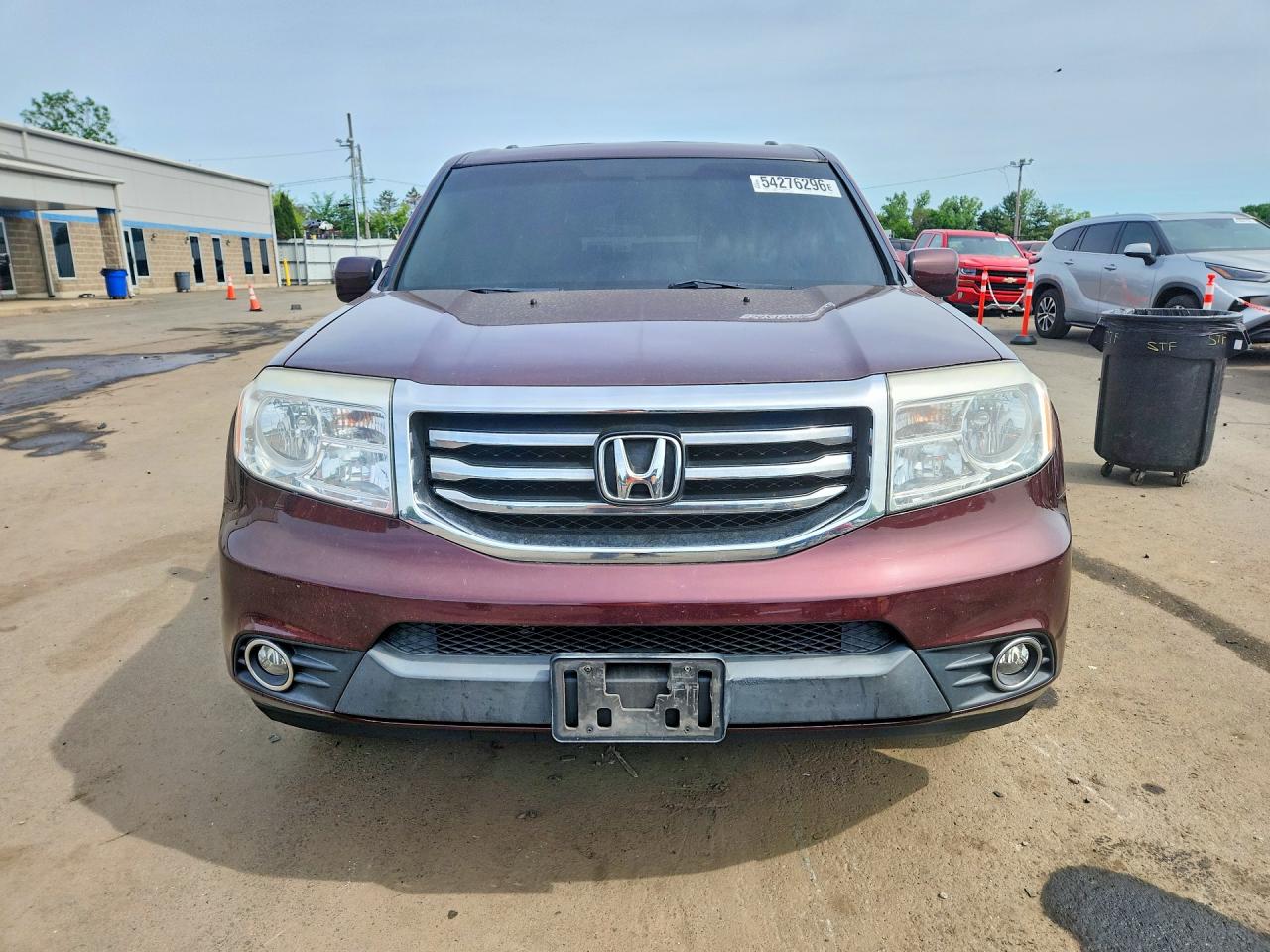 2013 Honda Pilot Exl Purple vin: 5FNYF4H53DB078868
