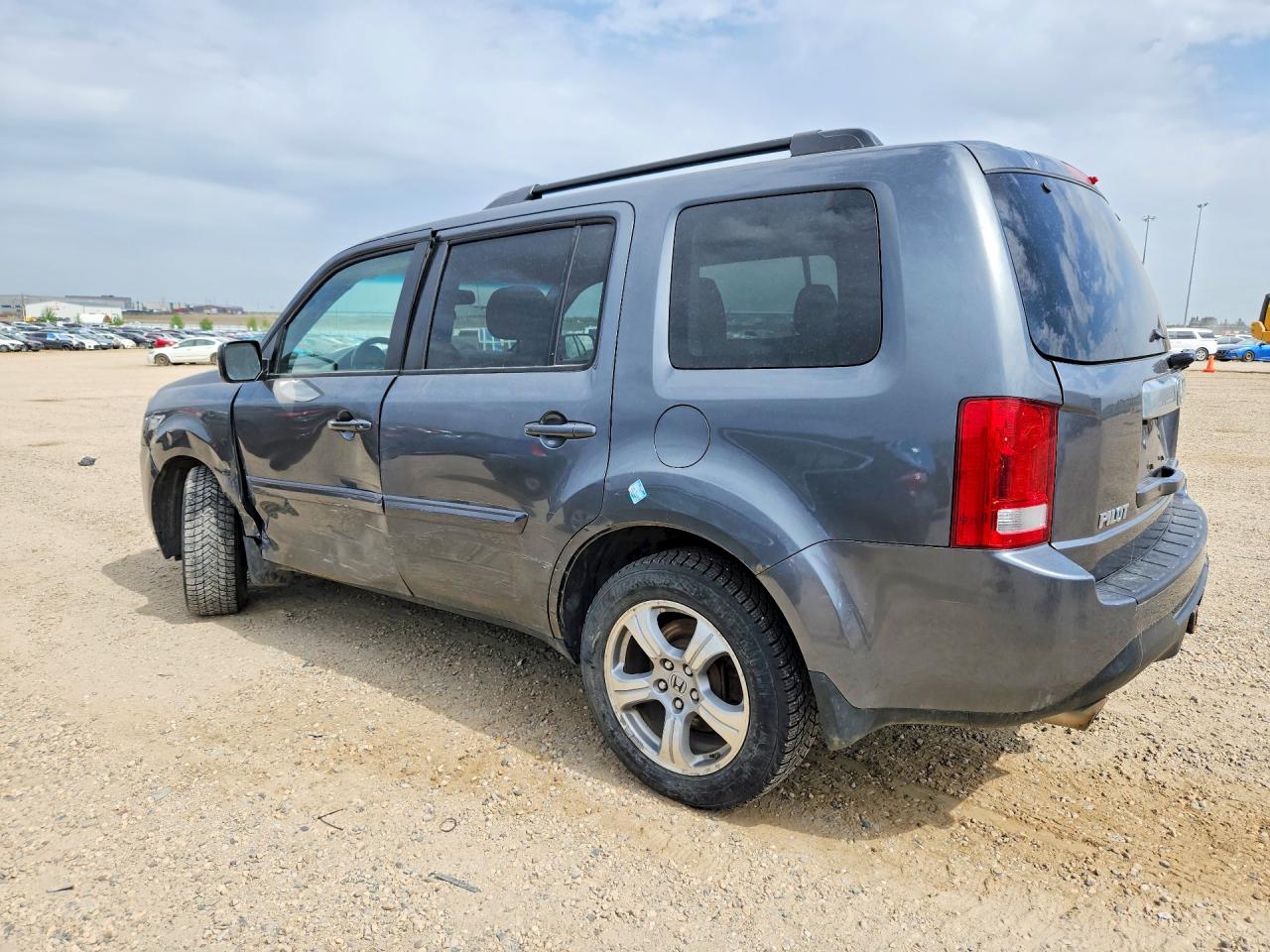 2013 Honda Pilot Exl Gray vin: 5FNYF4H53DB505384