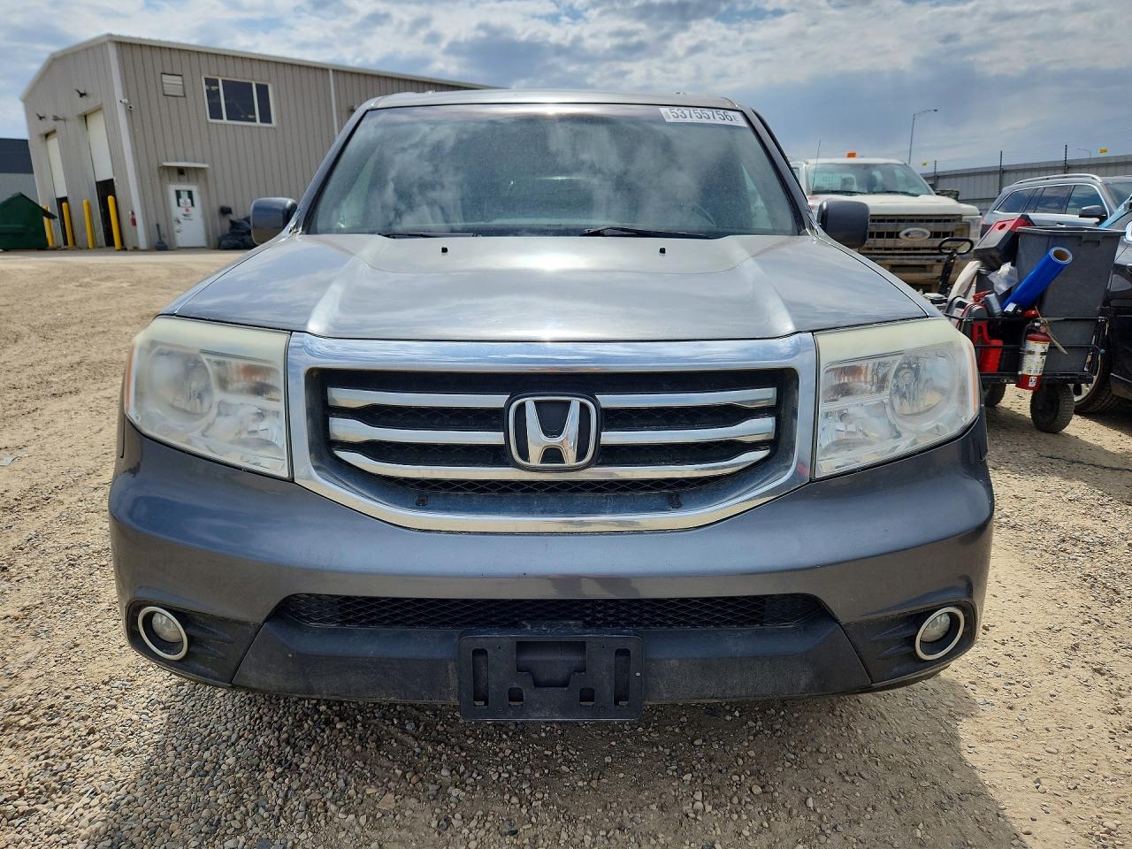 2013 Honda Pilot Exl Gray vin: 5FNYF4H53DB505384