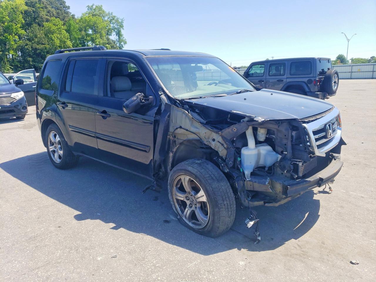 2014 Honda Pilot Exl Black vin: 5FNYF4H53EB011785