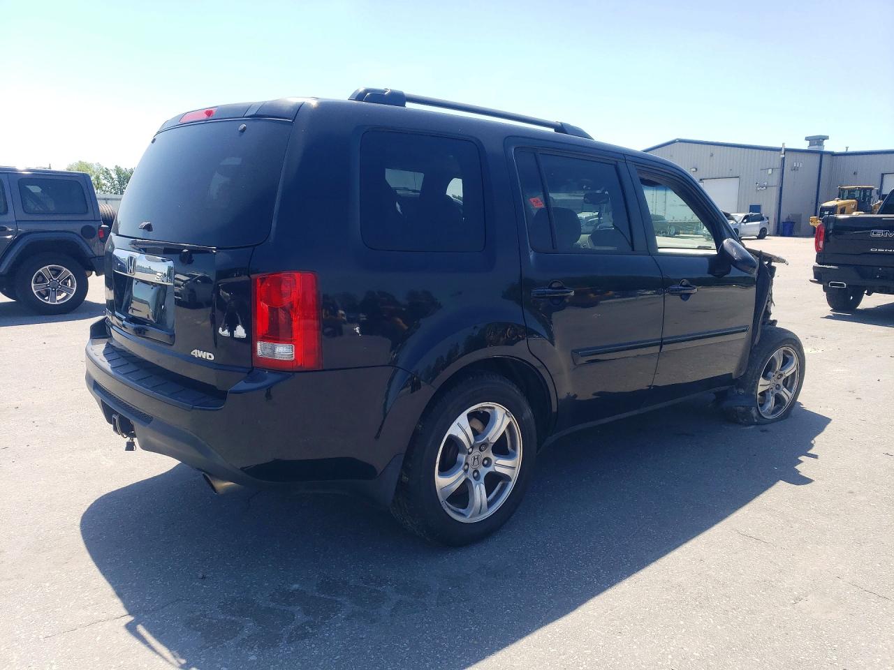 2014 Honda Pilot Exl Black vin: 5FNYF4H53EB011785