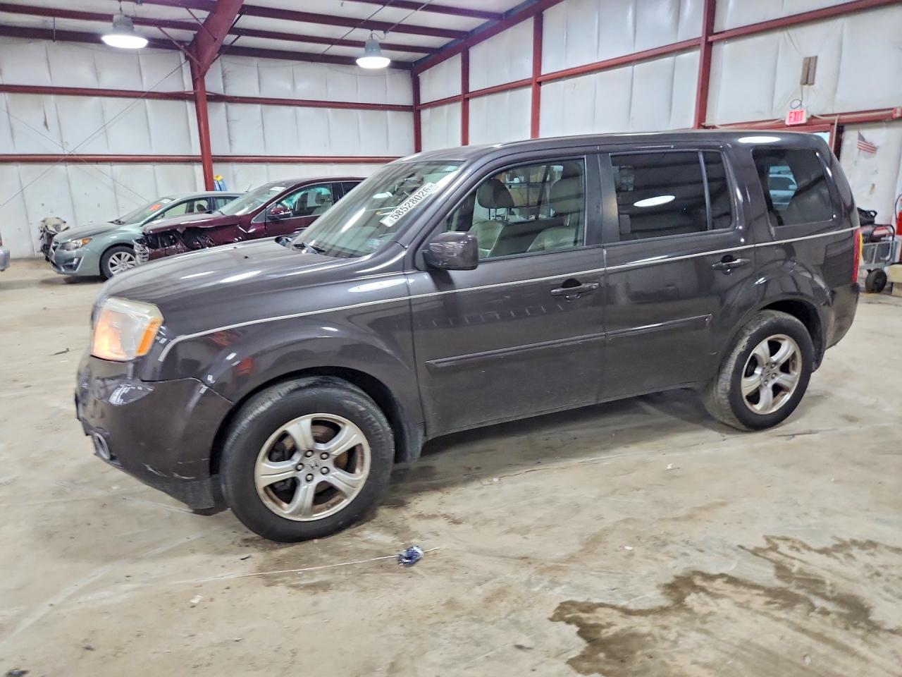 2014 Honda Pilot Exl Gray vin: 5FNYF4H53EB047492