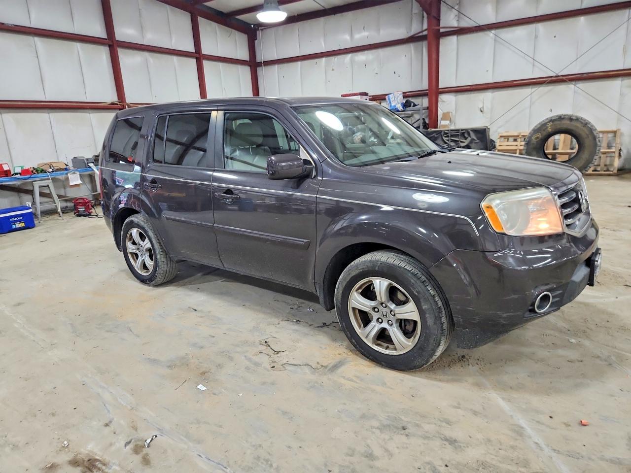 2014 Honda Pilot Exl Gray vin: 5FNYF4H53EB047492
