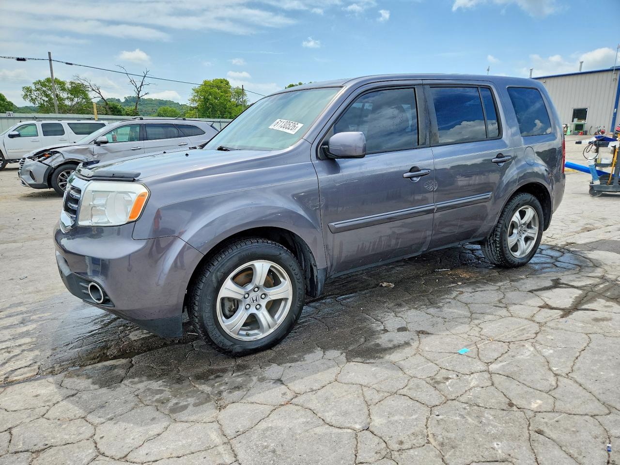 2015 Honda Pilot Exl Gray vin: 5FNYF4H53FB041807
