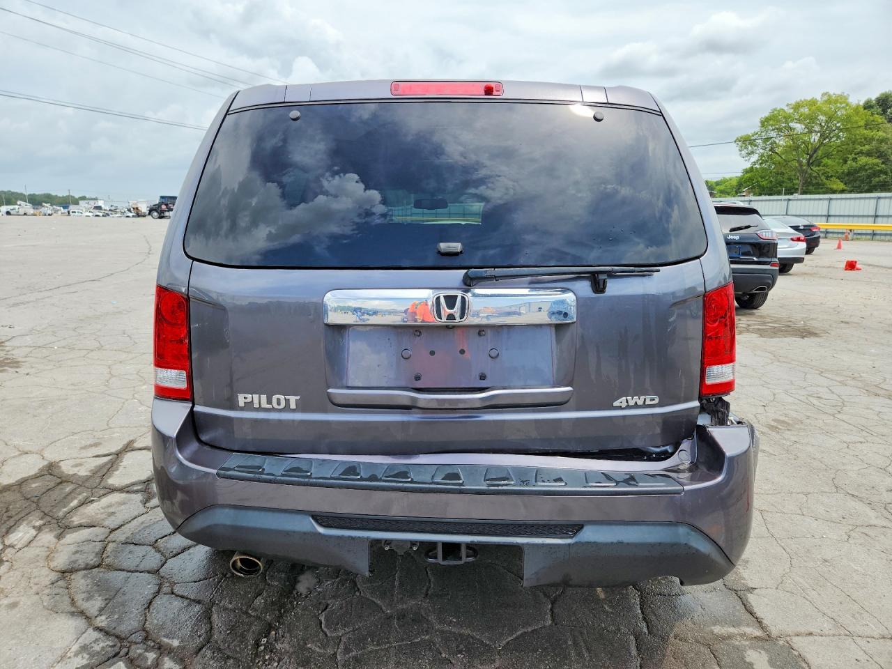 2015 Honda Pilot Exl Gray vin: 5FNYF4H53FB041807