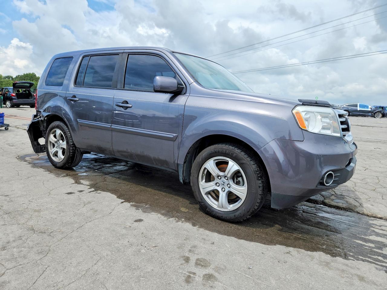 2015 Honda Pilot Exl Gray vin: 5FNYF4H53FB041807