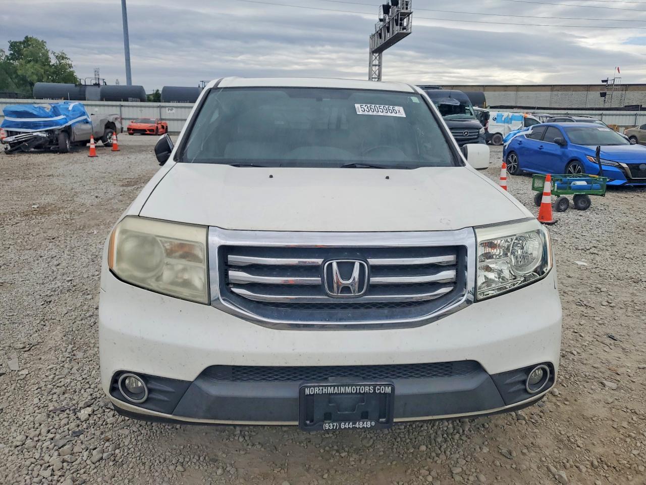 2015 Honda Pilot Exl White vin: 5FNYF4H53FB047753
