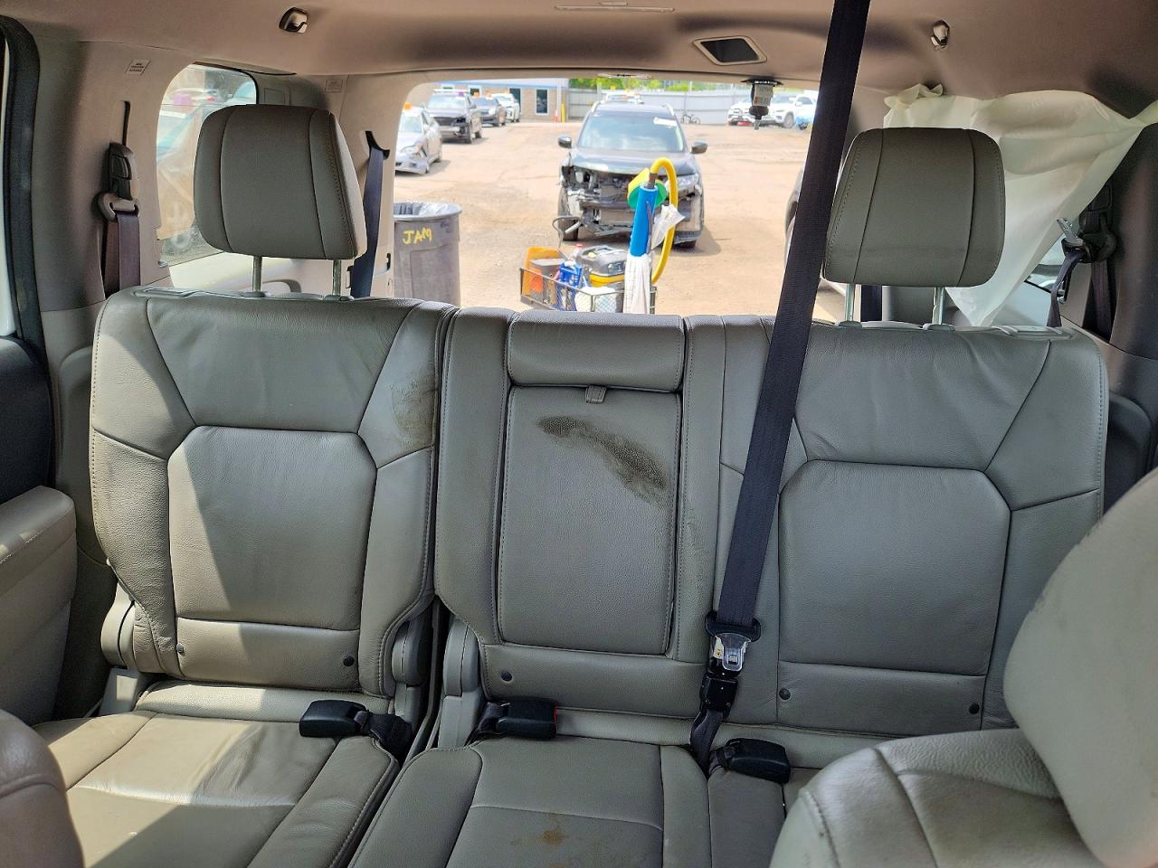 2015 Honda Pilot Exl White vin: 5FNYF4H53FB061202