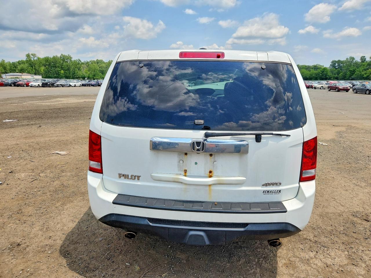 2015 Honda Pilot Exl White vin: 5FNYF4H53FB061202