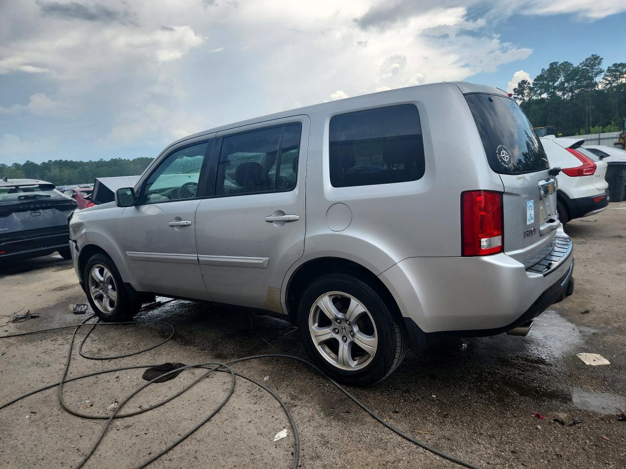 2015 Honda Pilot Exl Silver vin: 5FNYF4H53FB070188
