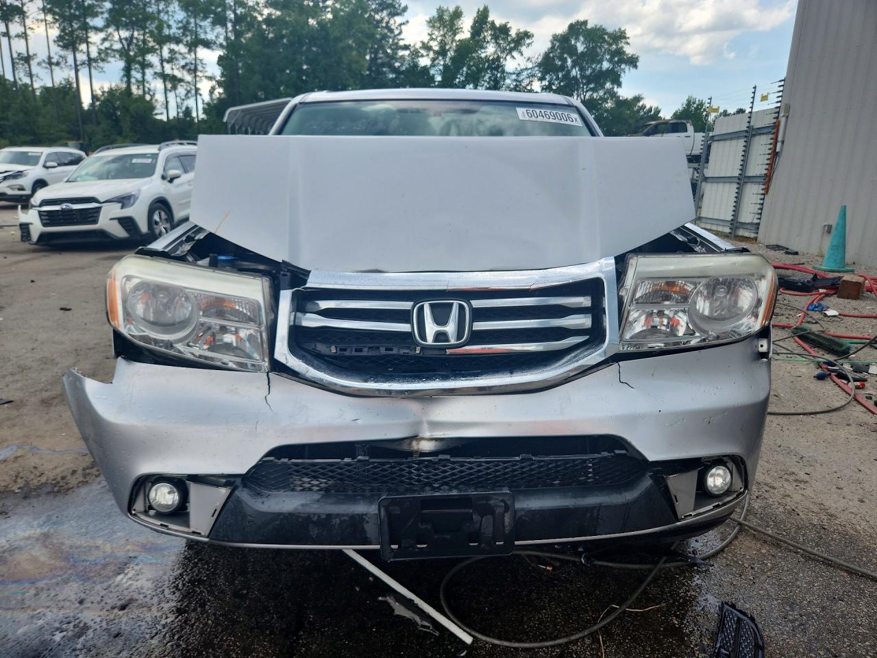 2015 Honda Pilot Exl Silver vin: 5FNYF4H53FB070188