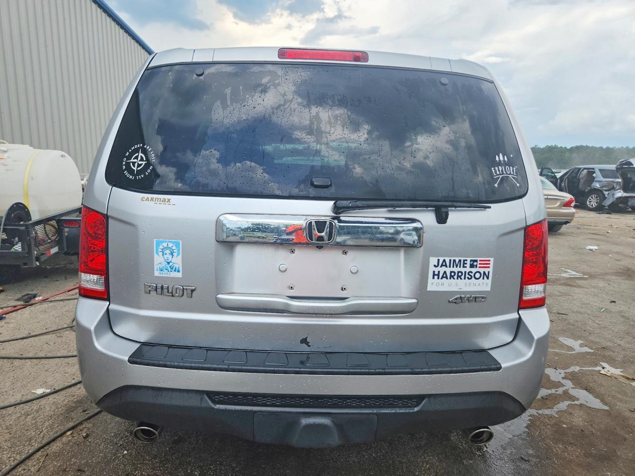 2015 Honda Pilot Exl Silver vin: 5FNYF4H53FB070188
