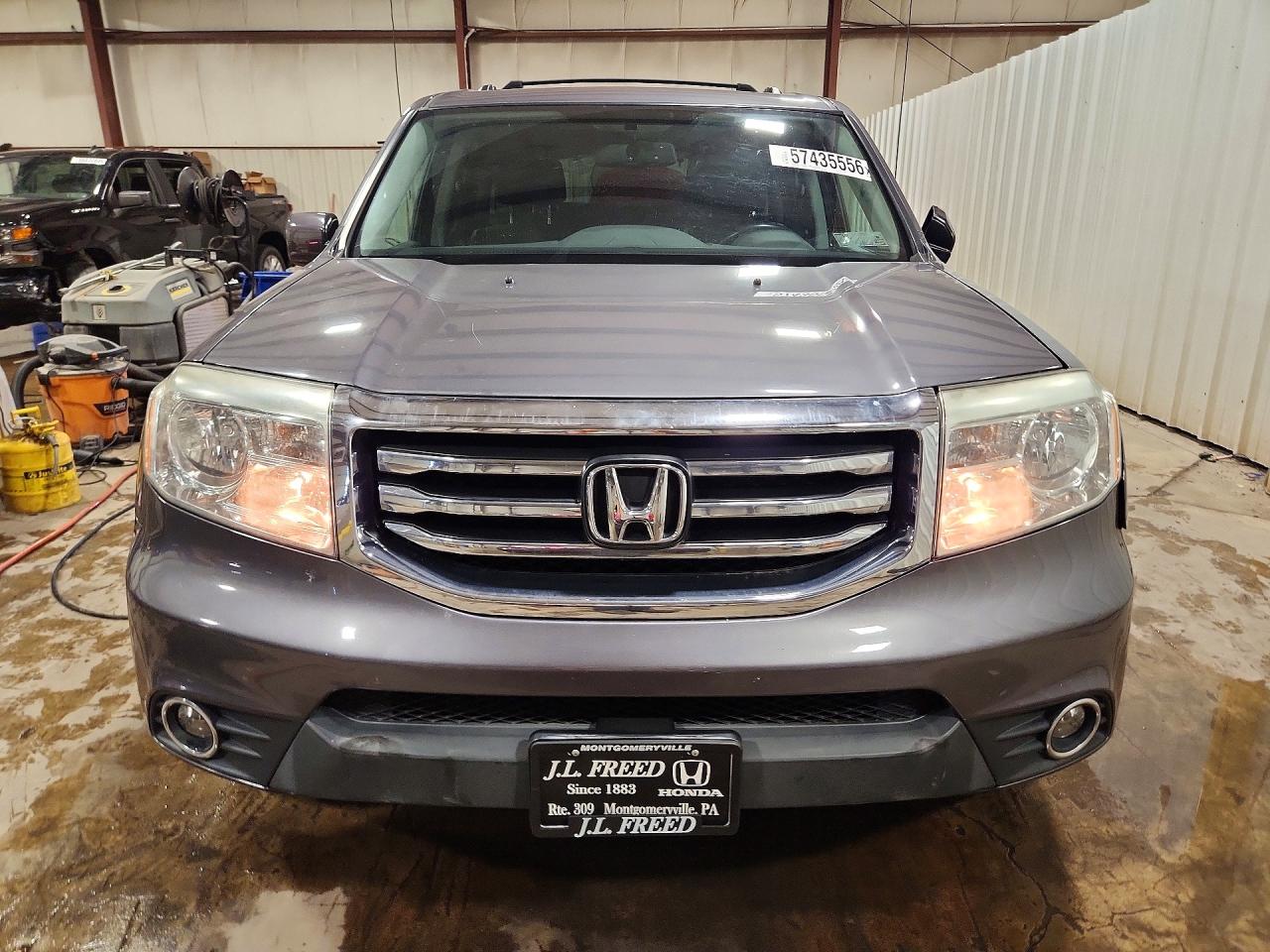 2015 Honda Pilot Exl Gray vin: 5FNYF4H53FB076752