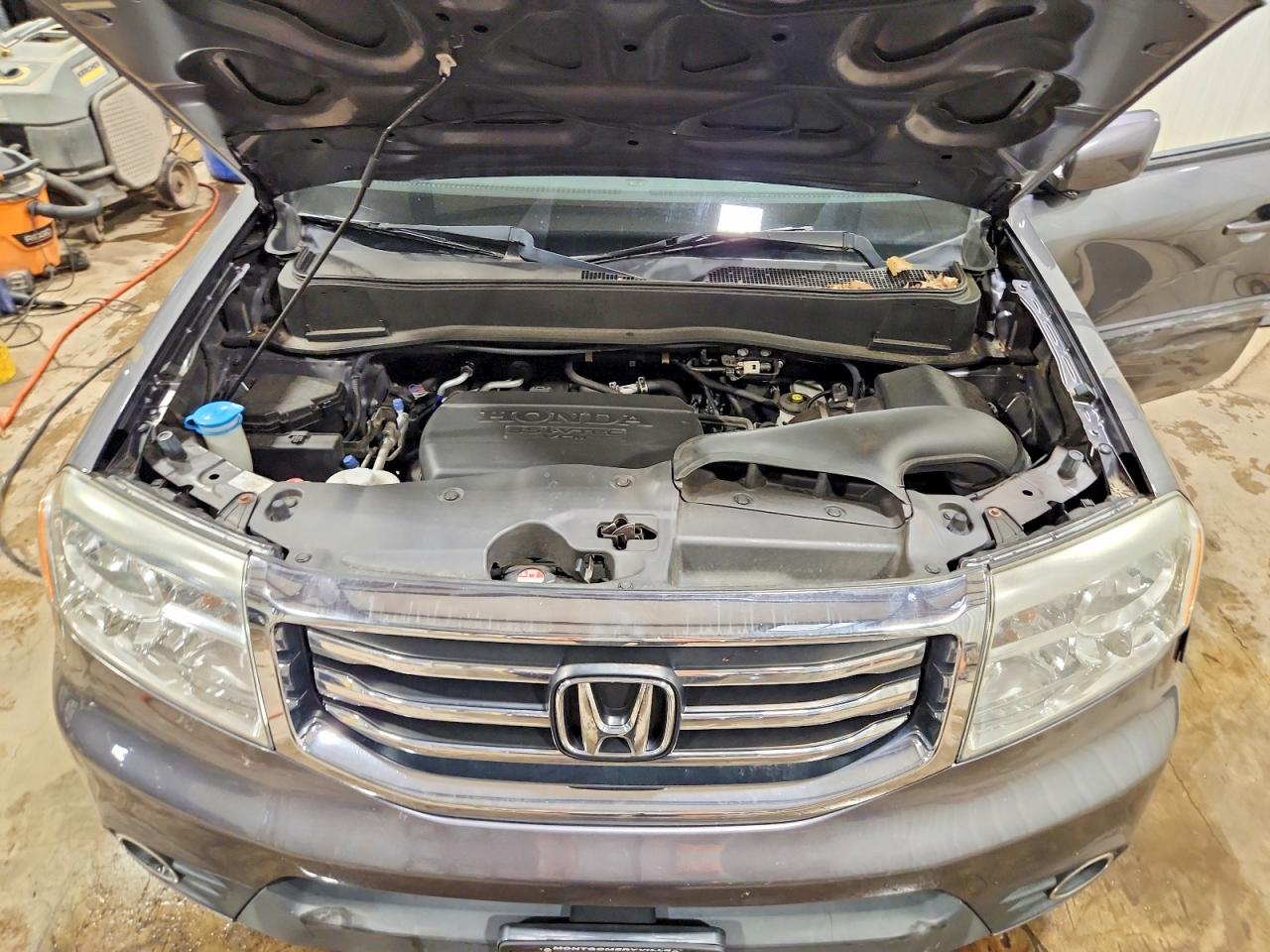 2015 Honda Pilot Exl Gray vin: 5FNYF4H53FB076752
