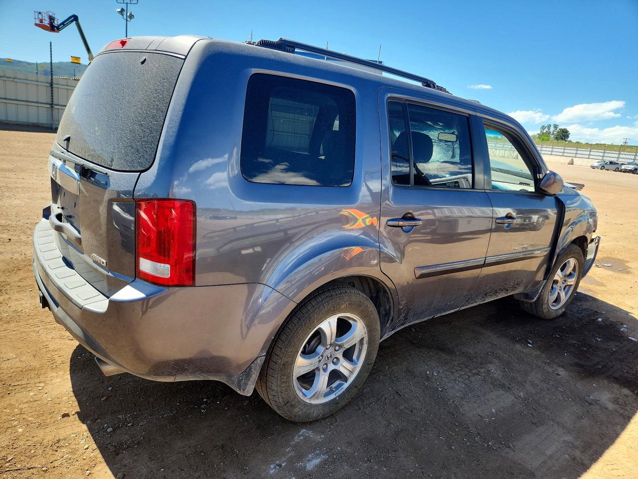2015 Honda Pilot Exl Серый vin: 5FNYF4H53FB077044