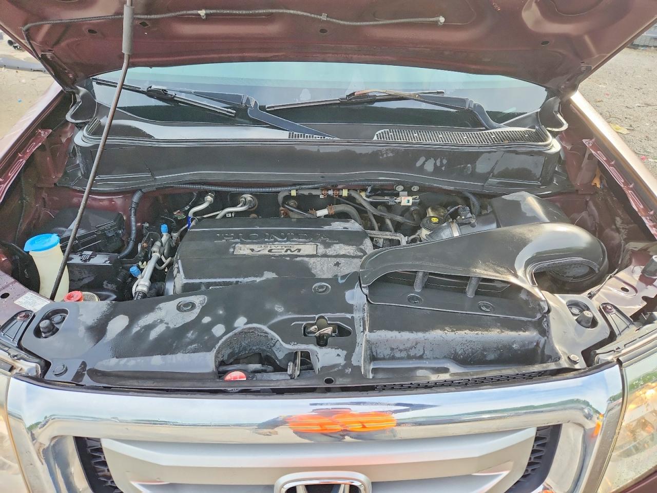 2010 Honda Pilot Exl Бордовый vin: 5FNYF4H54AB001261