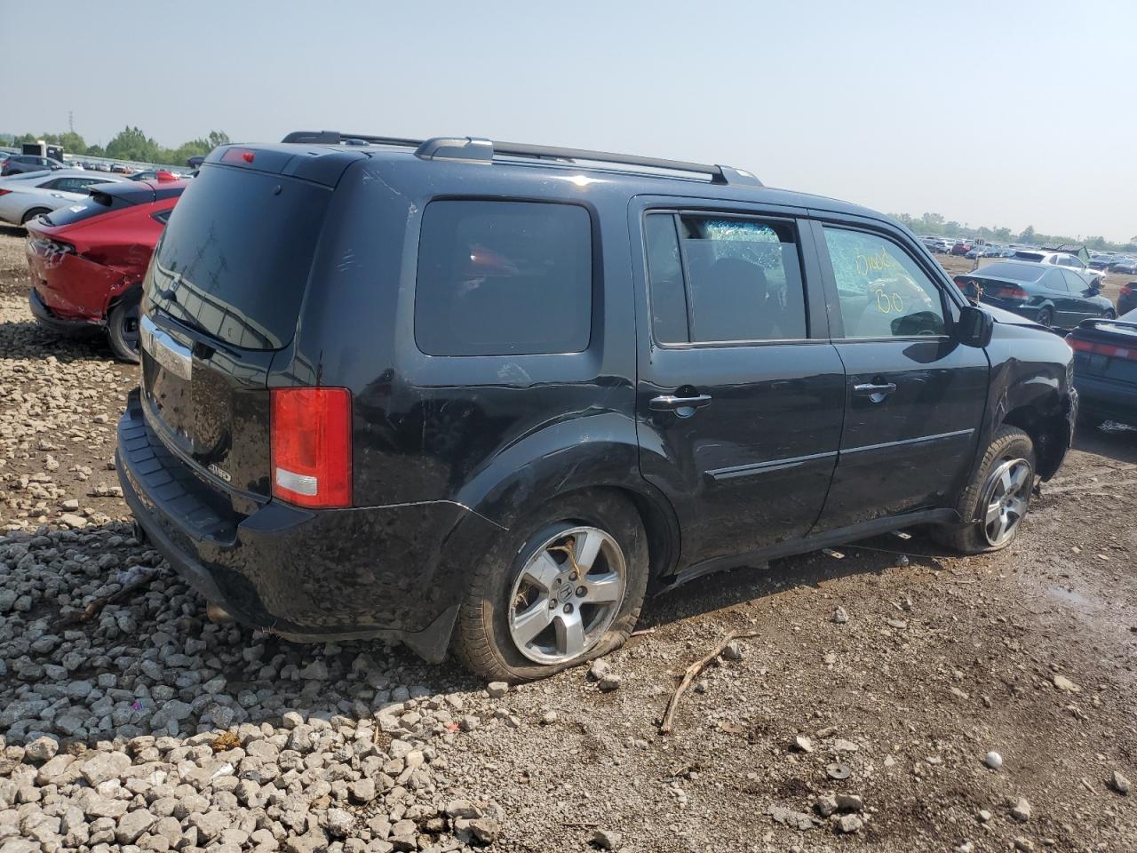 2010 Honda Pilot Exl Черный vin: 5FNYF4H54AB019775