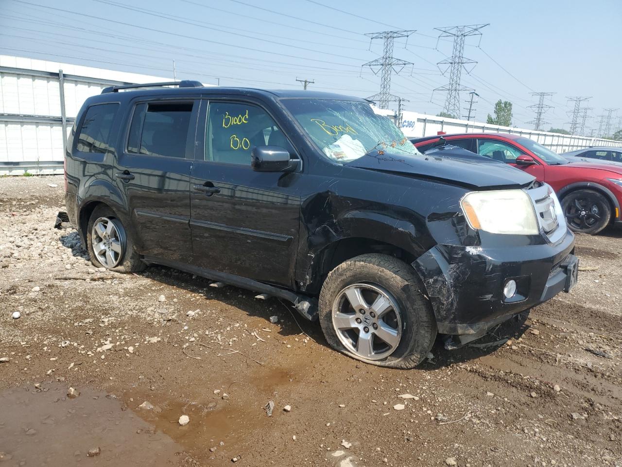 2010 Honda Pilot Exl Черный vin: 5FNYF4H54AB019775