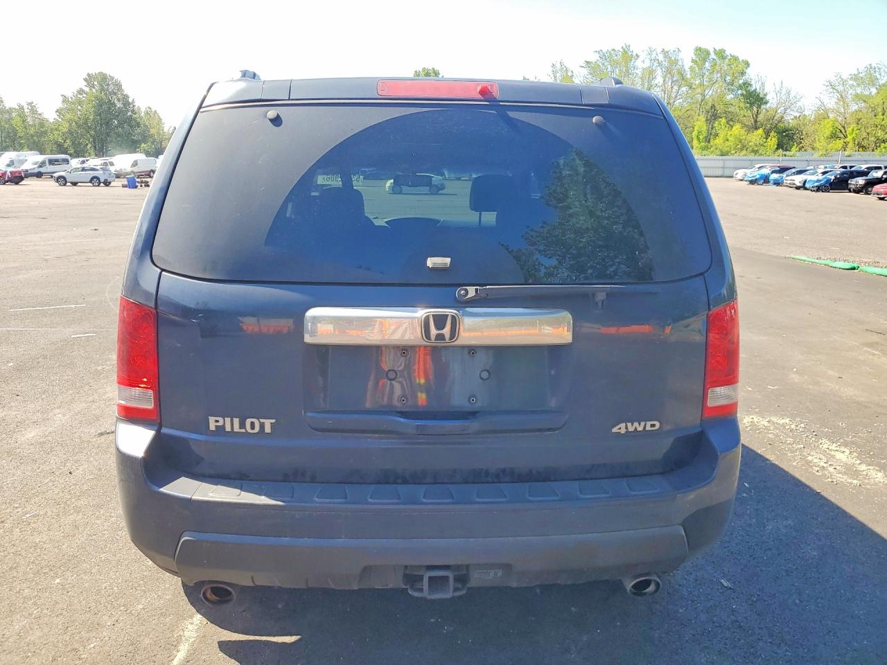 2011 Honda Pilot Exl Blue vin: 5FNYF4H54BB006431