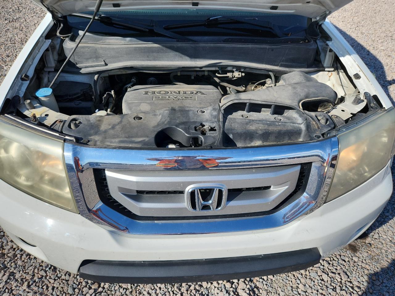 2011 Honda Pilot Exl White vin: 5FNYF4H54BB020409