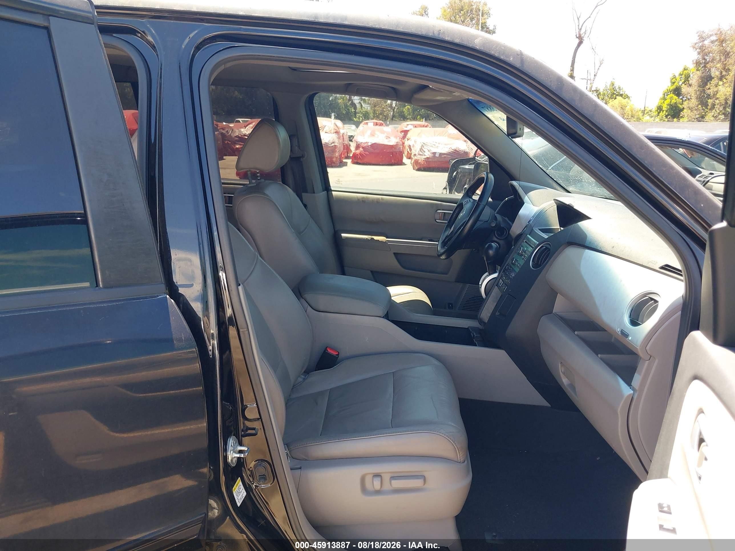 2011 Honda Pilot Ex-l Black vin: 5FNYF4H54BB030602