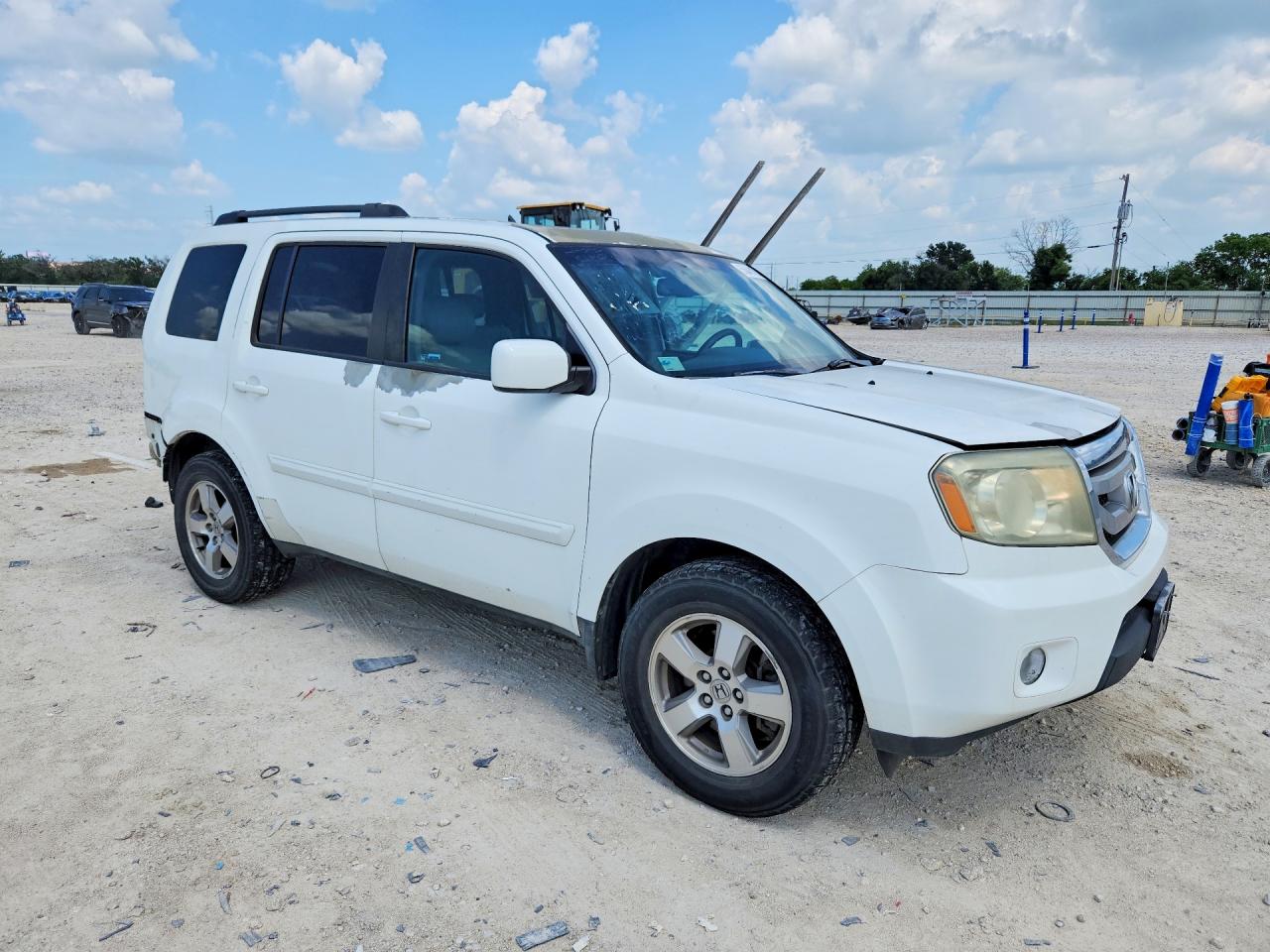 2011 Honda Pilot Exl White vin: 5FNYF4H54BB050042