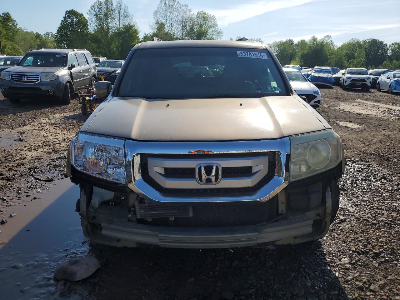 2011 Honda Pilot Exl Tan vin: 5FNYF4H54BB053085