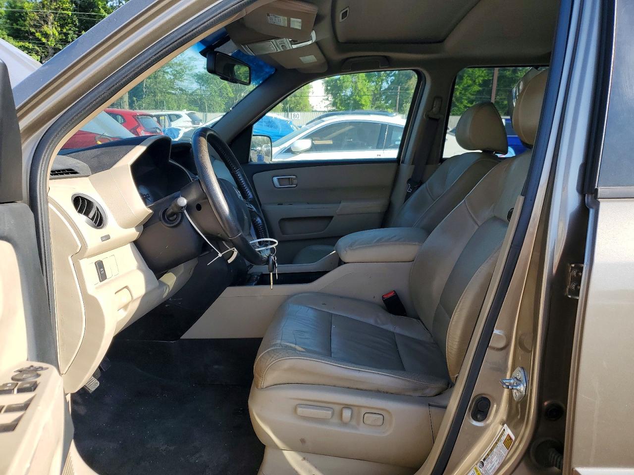 2011 Honda Pilot Exl Tan vin: 5FNYF4H54BB053085