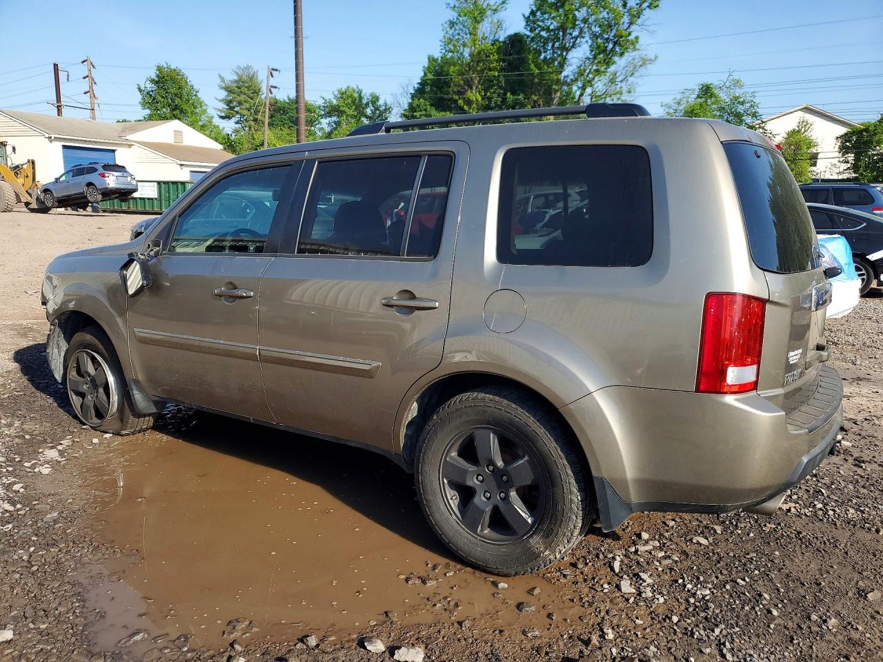 2011 Honda Pilot Exl Tan vin: 5FNYF4H54BB053085