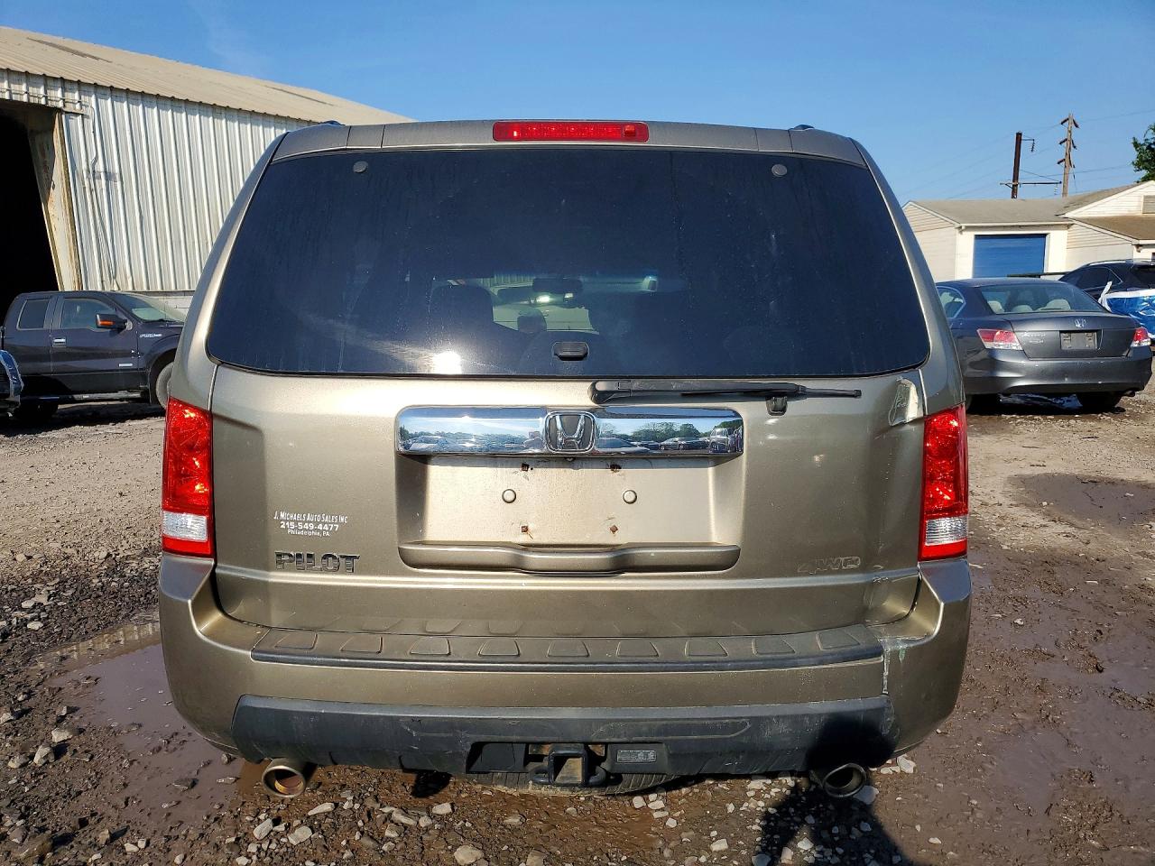 2011 Honda Pilot Exl Tan vin: 5FNYF4H54BB053085