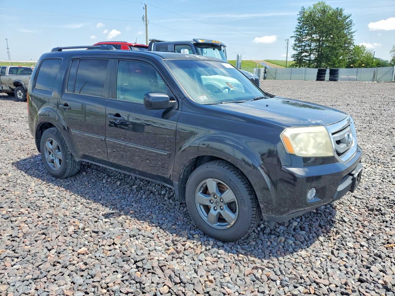 2011 Honda Pilot Exl Black vin: 5FNYF4H54BB074924