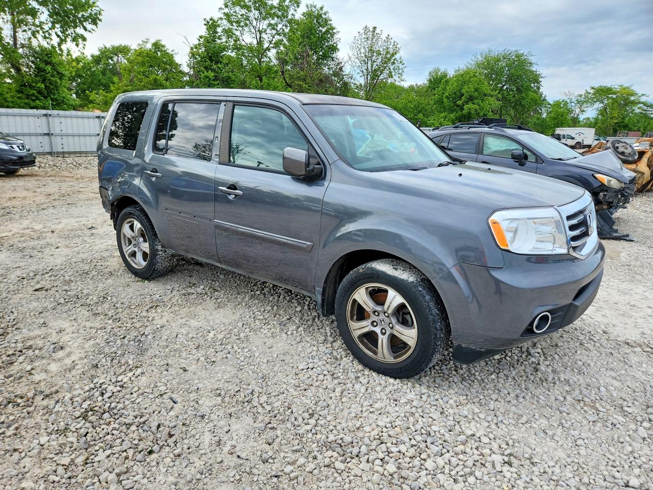 2012 Honda Pilot Exl Charcoal vin: 5FNYF4H54CB004535