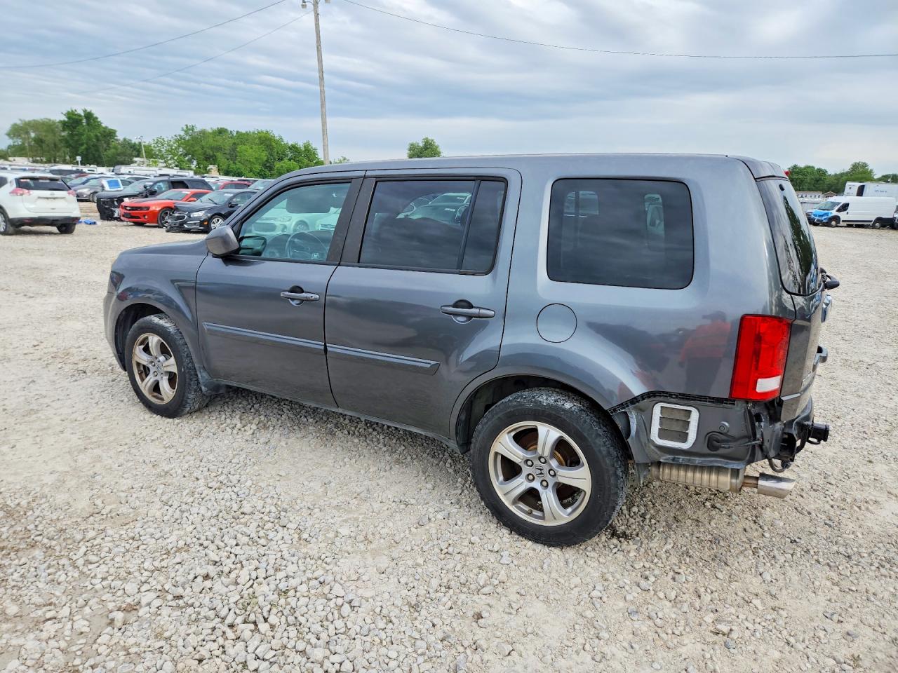 2012 Honda Pilot Exl Charcoal vin: 5FNYF4H54CB004535